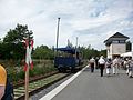 Bahnhof Oelsnitz (Erzgeb), Schienenexpress der Landesgartenschau 2015