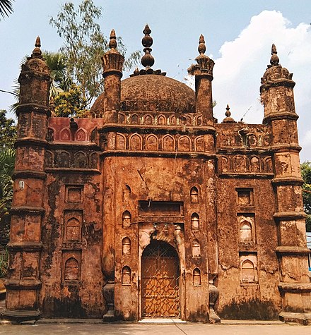 A mosque in Chhagalnaiya built by Zamindar Chand Ghazi Bhuiyan in 1701.