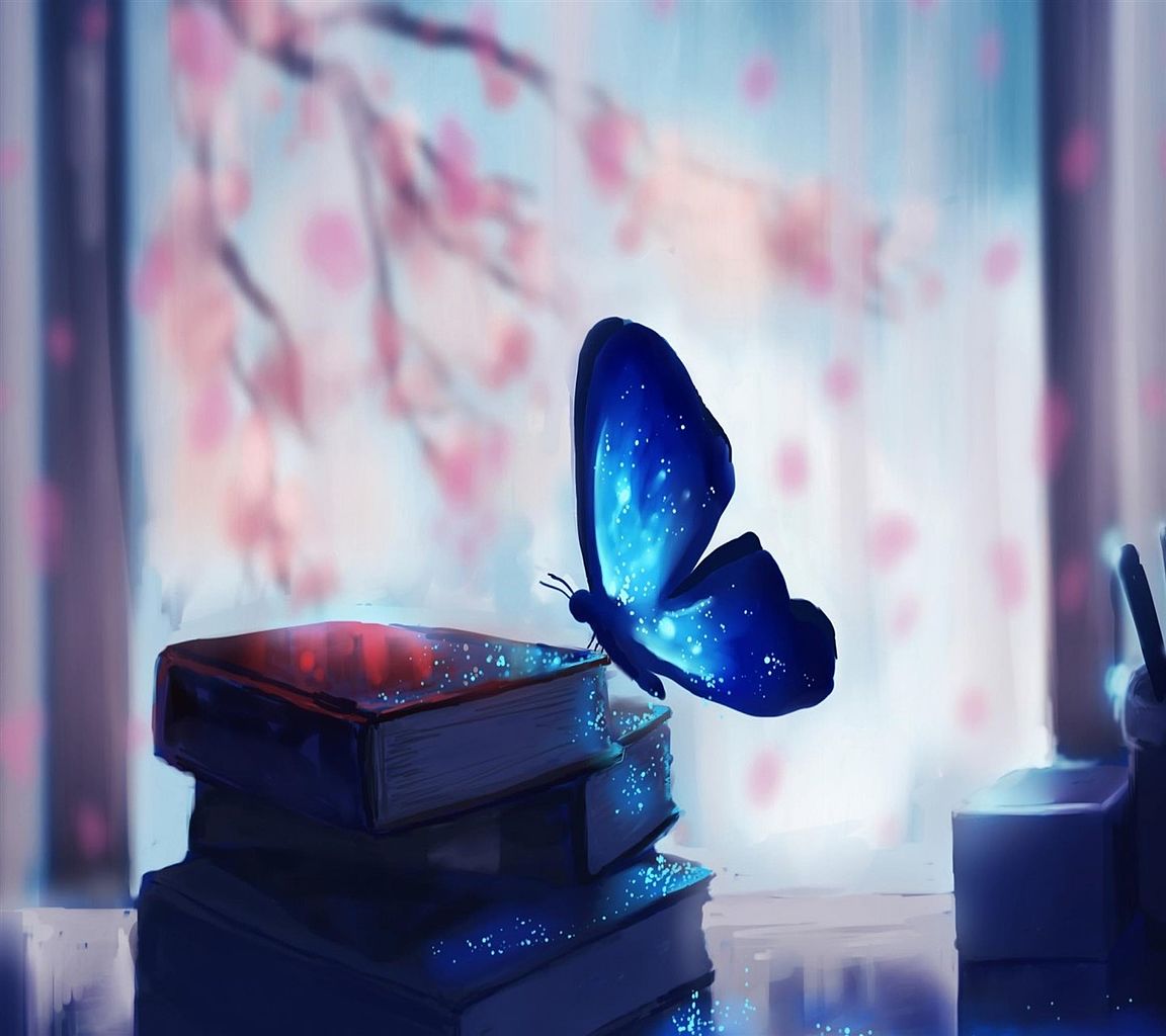 blue butterfly backgrounds