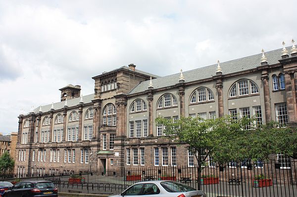 Old Boroughmuir High School - now converted to flats