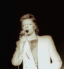 Боуи на концерте в Северной Каролине, 5 июля, 1974