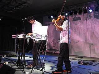 Boy in Static is an indie rock band currently based in San Francisco, California, composed of Alexander Chen and Kenji Ross. The band has toured internationally with bands such as 13 & God, Freezepop, and Lymbyc Systym.