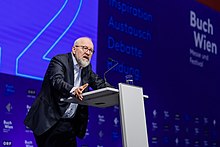 Herfried Münkler bei der Eröffnungsrede der Buch Wien 2022