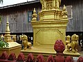 Buddhist Stupas outside Dwelling - Stung Treng - Cambodia (48429016127).jpg