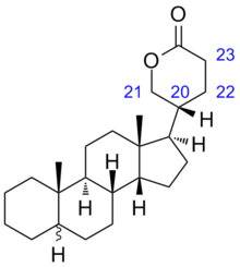 Bufanolide Bufanolide structure.png