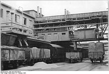 Chemische Werke Buna in 1953, shortly before being transferred into a VEB Bundesarchiv Bild 183-22015-0015, Chemiekombinat Buna.jpg