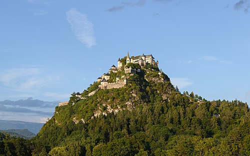 Hochosterwitz Castle, west side