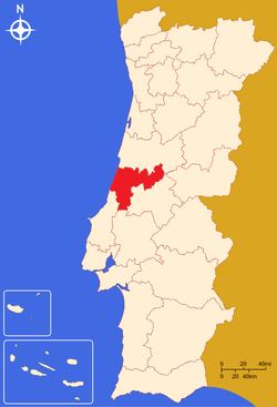 Localização da Região de Leiria