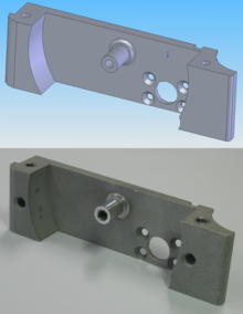 CAD model and CNC machined part CAD model and CNC machined part.PNG