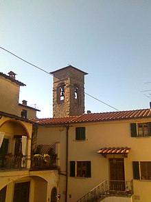 Il campanile della pieve di Santa Maria Assunta