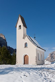 Die Capela de San Mauriz, erbaut 2004