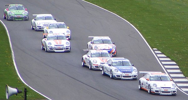 Porsche Carrera Cup GB Race at Donington Park, 2008