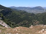 Blick von der Sierra de Cazorla zur Sierra Nevada