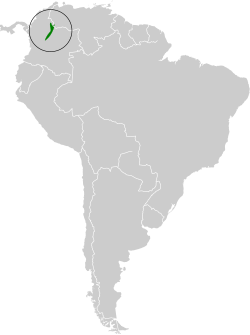 Distribución geográfica del colibrí picoespina