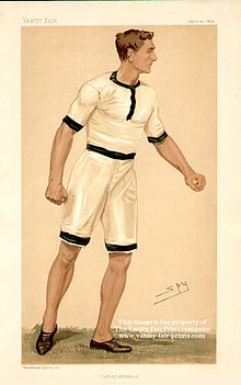 Fry caricatured by Spy for Vanity Fair, 1894