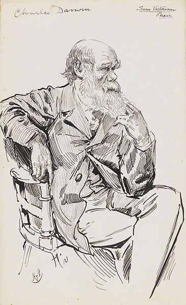 File:Charles Darwin caricature by Harry Furniss.jpg