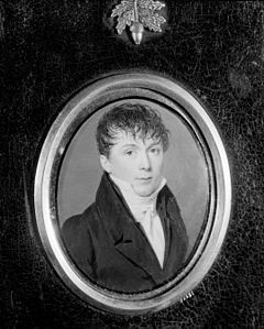 Charles Henry Hall, the Artist's Brother, undated. Miniature on ivory, 2 5/8 x 2 1/8 in. On the art market in November 1946