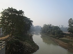 নালিতাবাড়ি উপজেলার বাঘবেড় ইউনিয়নে চেল্লাখালি নদী।