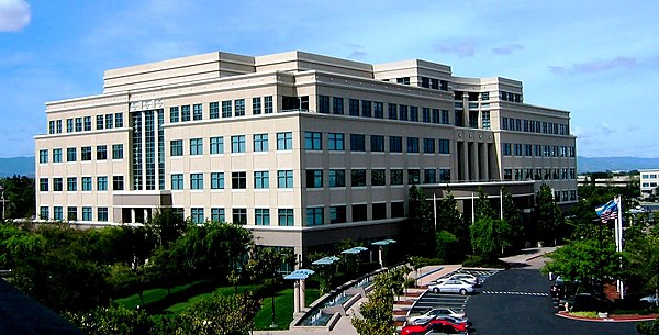 Building 10 of the Cisco San Jose Main Campus