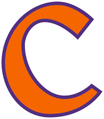 Clemson Czapka baseballowa logo.svg