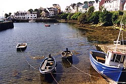 View of harbour towards Roundstone village
