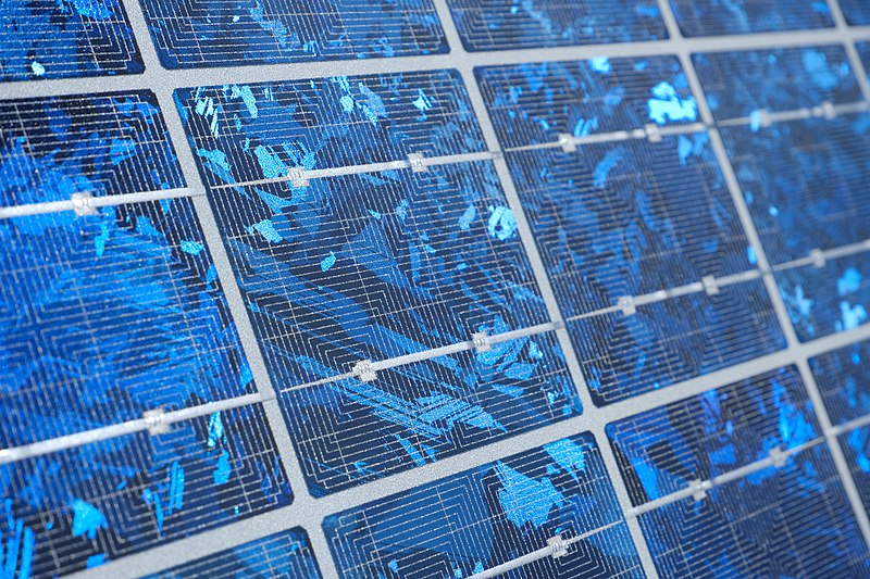 File:Close-up of a polycrystalline solar PV panel.jpg