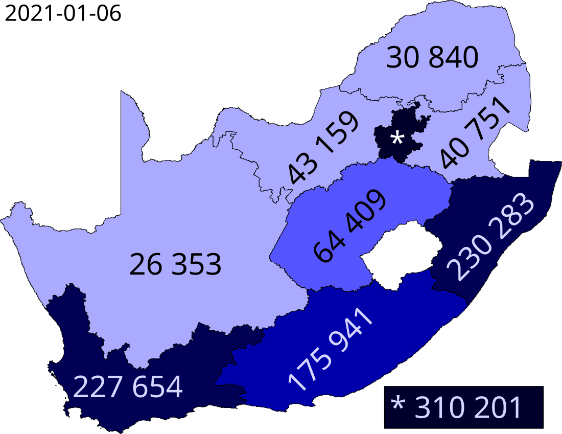 COVID-19-Pandemie in Südafrika