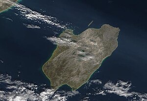 NASA image of Coats Island