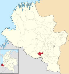 Guachucal - Carte