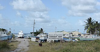 Late afternoon in January the Boat Yard at Consett Bay is quiet. Conset Bay the Boat Yard.JPG