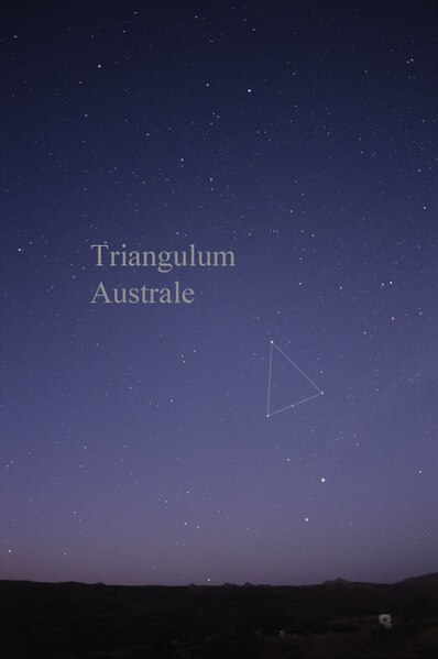 triangulum australe constellation