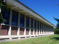 Arthur A. Houghton Jr. Library, Corning Community College, Corning, New York, 1964.