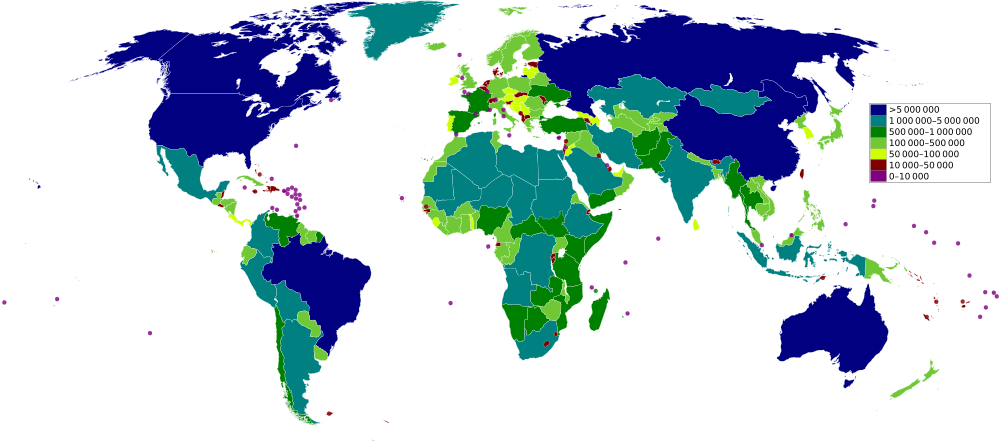 List of countries and dependencies by - Wikipedia