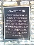 Covert Park Marker at foot of Mount Bonnell