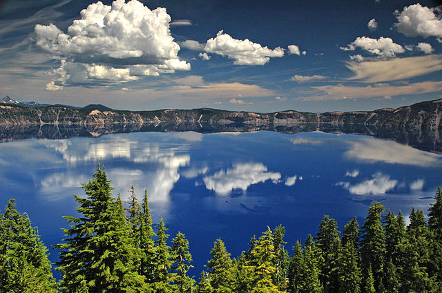 Crater Lake, formed in the caldera from Mazama's collapse