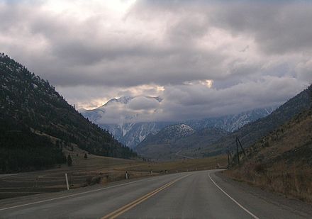 Through the Similkameen Valley westwards into the mountains