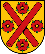 Das Wappen der Gützkower Grafen ist der Ursprung des Gützkower Stadtwappens