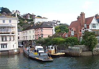 Dartmouth Lower Ferry Vehicular and passenger ferry which crosses the River Dart in the English county of Devon