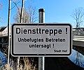 * Nomination Prohibition of use of a "Diensttreppe". --PantheraLeo1359531 13:54, 30 March 2020 (UTC) * Decline The photographer's reflection spoils it. --Milseburg 20:24, 31 March 2020 (UTC)