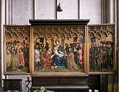 Los santos patronos de Colonia, de Stefan Lochner, ca. 1440.