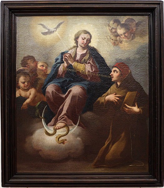 File:Domenico guarino, intercessione del beato duns scoto alla vergine immacolata, 1700-50 ca., da s. antonio a stigliano.jpg