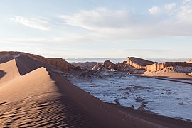 La dune principale de la vallée de la Lune.