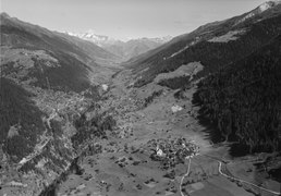 Photo aérienne historique de Werner Friedli de 1955