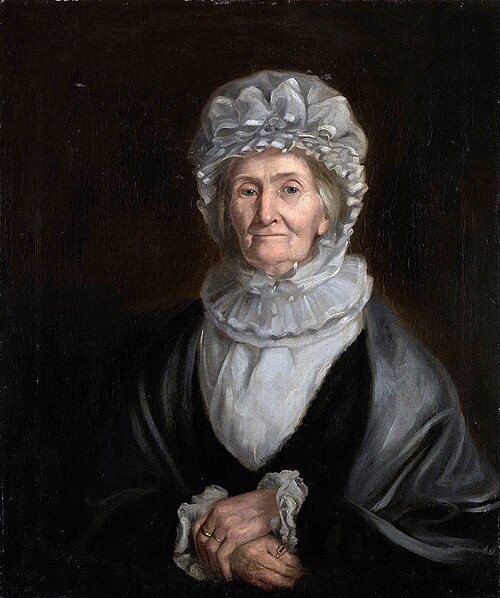 Elizabeth Cook, wife and for 56 years widow of James Cook, by William Henderson, 1830