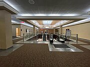 Elm Place, Escalator area with new LED lights.