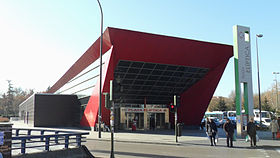 A Plaza Elíptica (madridi metró) szakasz szemléltető képe