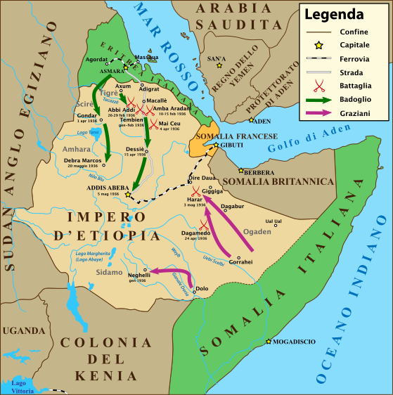 Tiedosto:Ethiopia War Map (may 1936) it.svg