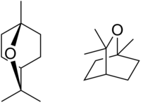 Strukturní vzorec eukalyptolu