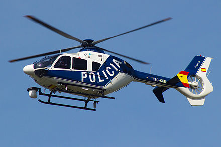 Eurocopter EC135P2+ of the National Police Corps of Spain.