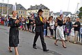 Défilé du cercle celtique de Combrit lors de la Fête des brodeuses à Pont-l'Abbé le 13 juillet 2014 2